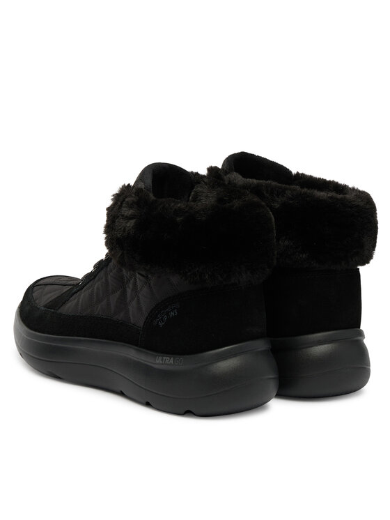 Skechers Skechers Šnurovacia obuv 144841/BBK Čierna