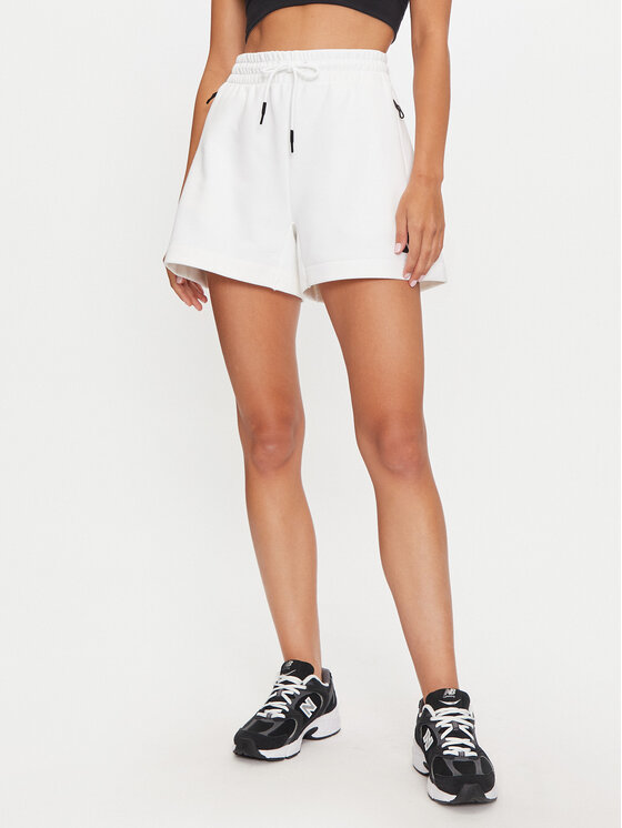 adidas adidas Спортни шорти Z.N.E. JJ4678 Бял Loose Fit