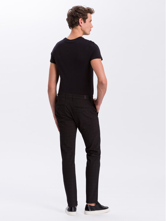 Cross Jeans Cross Jeans Chinosy E 120-016 Szary Tapered Leg