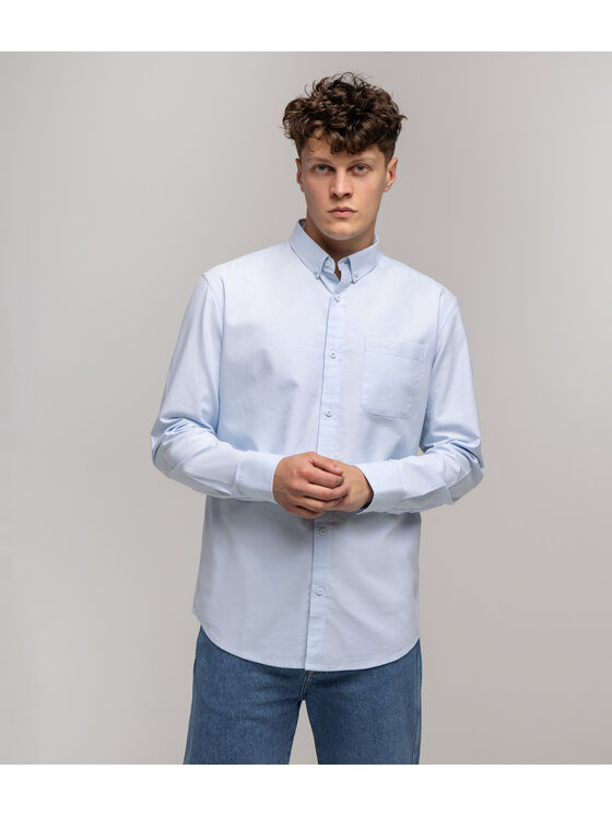 Lee Cooper Lee Cooper Koszula LARS 1000 Niebieski Regular Fit