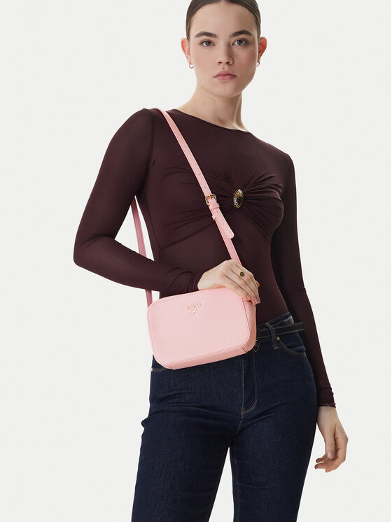 Guess Guess Дамска чанта J5GZ07 WG730 Розов