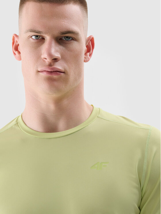 4F 4F Koszulka techniczna BASIC+ Zielony Regular Fit