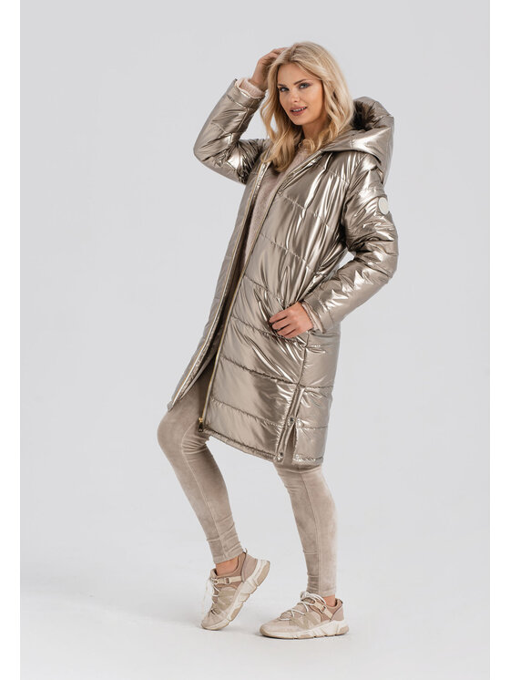 Look Made With Love Look Made With Love Kurtka zimowa Amber Look 936 Złoty Feminine Fit