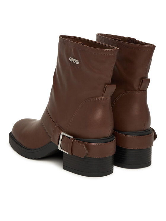Guess Guess Polokozačky FLFIJI ELE10 Hnědá