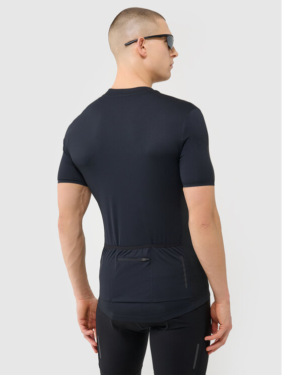 4F 4F Koszulka rowerowa A NEW ROAD AHEAD Czarny Slim Fit