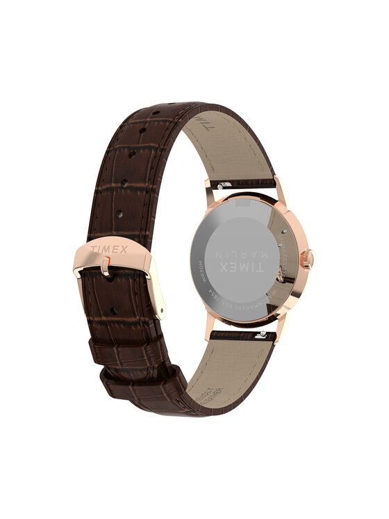 Timex Timex Ročna ura Marlin TW2Y37700 Rjava