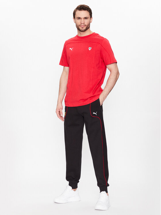 Puma Puma Pantaloni da tuta Ferrari Race 538165 Nero Regular Fit