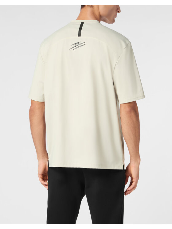 Plein Sport Plein Sport T-Shirt 22977 Szary Regular Fit