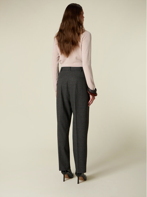 Oltre Oltre Spodnie materiałowe P05BR009471N0S3 Szary Flared Fit