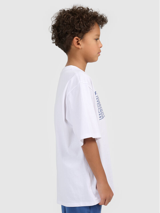 4F 4F T-Shirt THE GYM POWER Biały Loose Fit