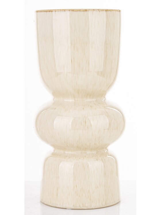 MIAhome MIAhome Wazon ceramiczny 30x14,5x14,5 cm MEZANIO Biały