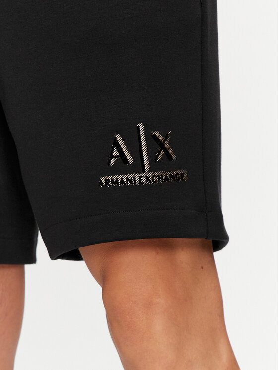 Armani Exchange Armani Exchange Sportovní kraťasy 3DZSSA Z9N1Z 1200 Černá Regular Fit