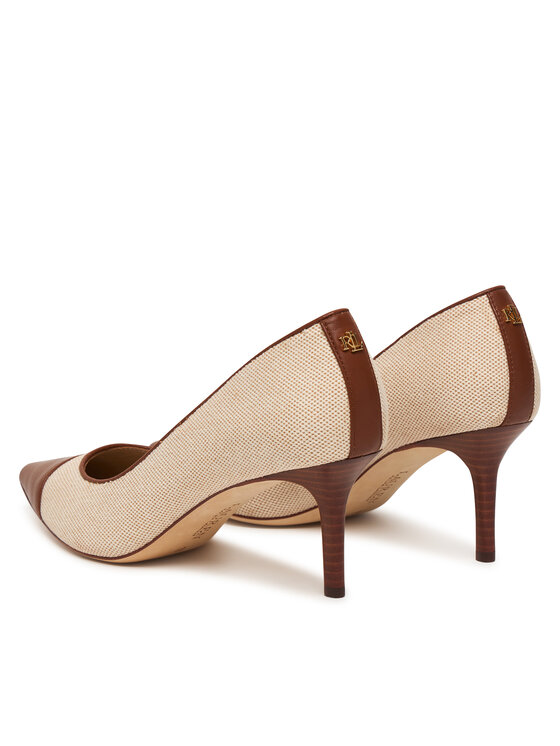 LAUREN RALPH LAUREN LAUREN RALPH LAUREN Pantofi cu toc subțire 802P10395003 Bej