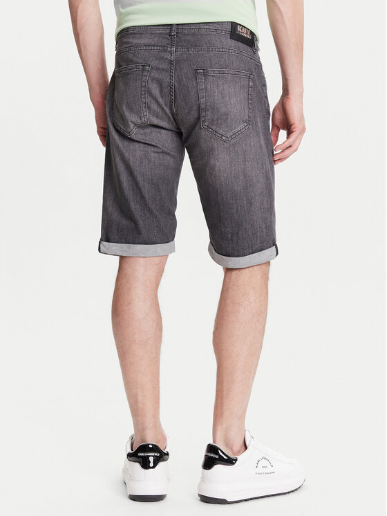 KARL LAGERFELD KARL LAGERFELD Szorty jeansowe 265820 552833 Czarny Regular Fit