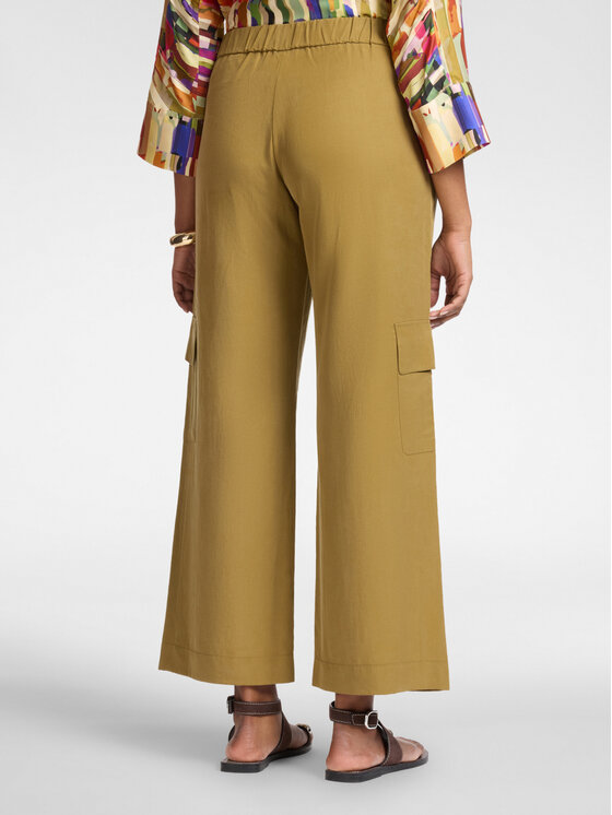Elena Mirò Elena Mirò Pantaloni di tessuto P027P000482N028 Marrone Regular Fit