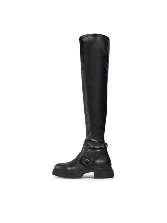 Tommy Hilfiger Tommy Hilfiger Botfortai Stretch Monochromatic Longboot FW0FW07611 Juoda