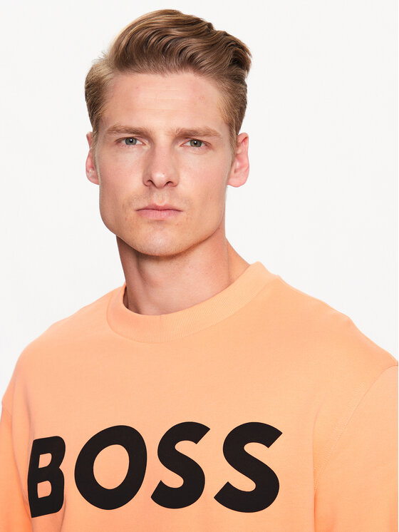 Felpa 50487133 Arancione Relaxed Fit