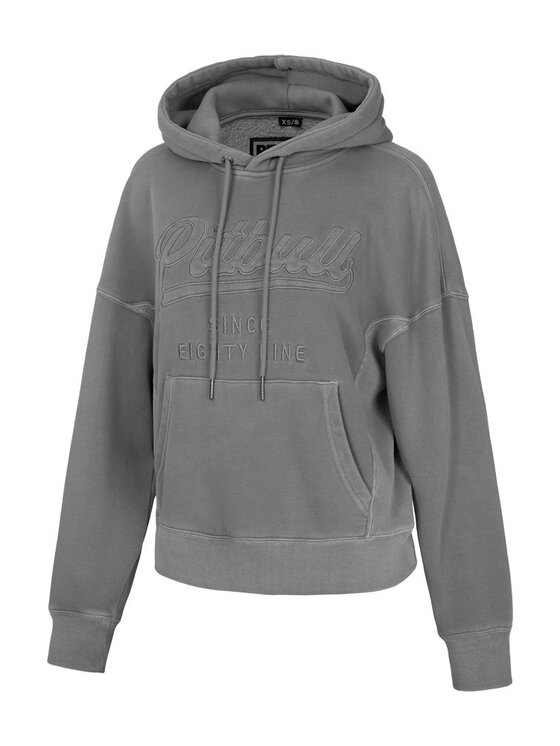 PITBULL PITBULL Bluza Bluza damska z kapturem Washed Manzanita II M/L Szary Regular Fit
