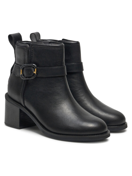 Clarks Clarks Členková obuv Chamberly Trim 26178833 Čierna