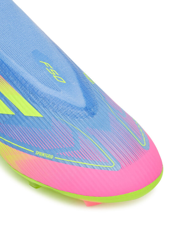 adidas adidas Futbalové topánky F50 League Laceless Firm/Multi-Ground IE1240 Tmavomodrá