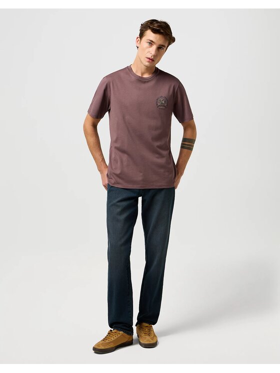 Wrangler Wrangler Jeansy RIVER Niebieski Slim Fit
