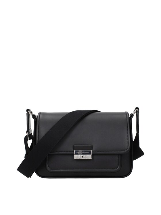 Michael Kors Michael Kors Torebka Black Leather Crossbody Czarny