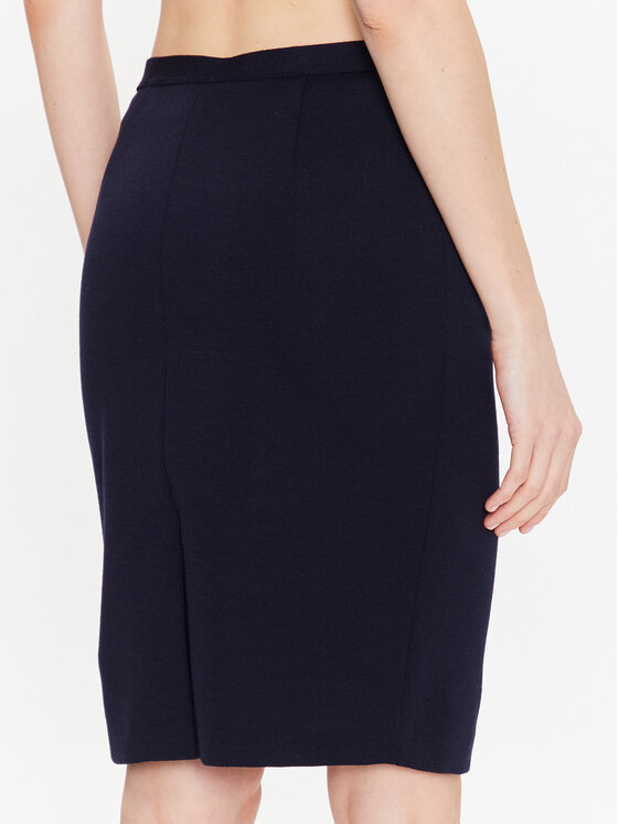 Luisa Spagnoli Luisa Spagnoli Ravno krilo Madrid 539818 Mornarsko modra Regular Fit