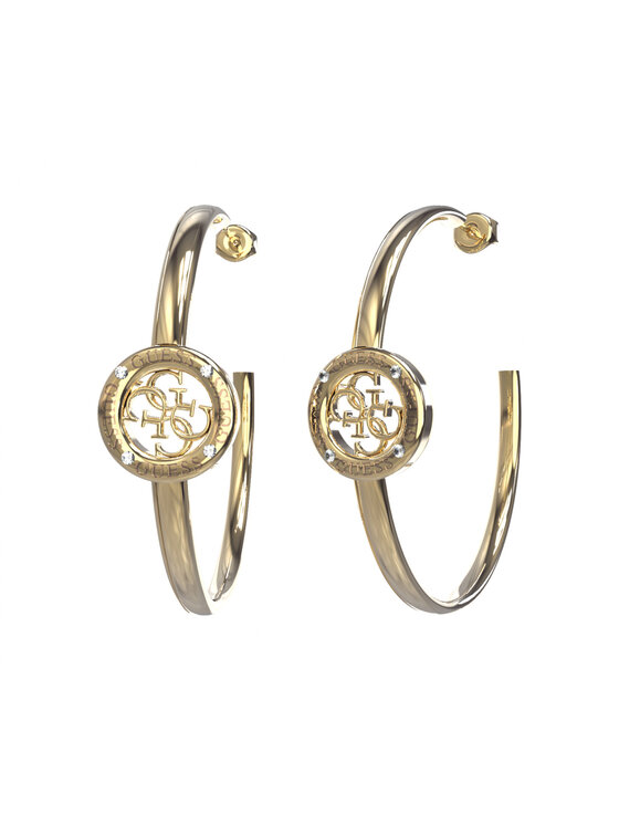Guess Guess Naušnice JUBE02284JWYGBKT/U Zlatá
