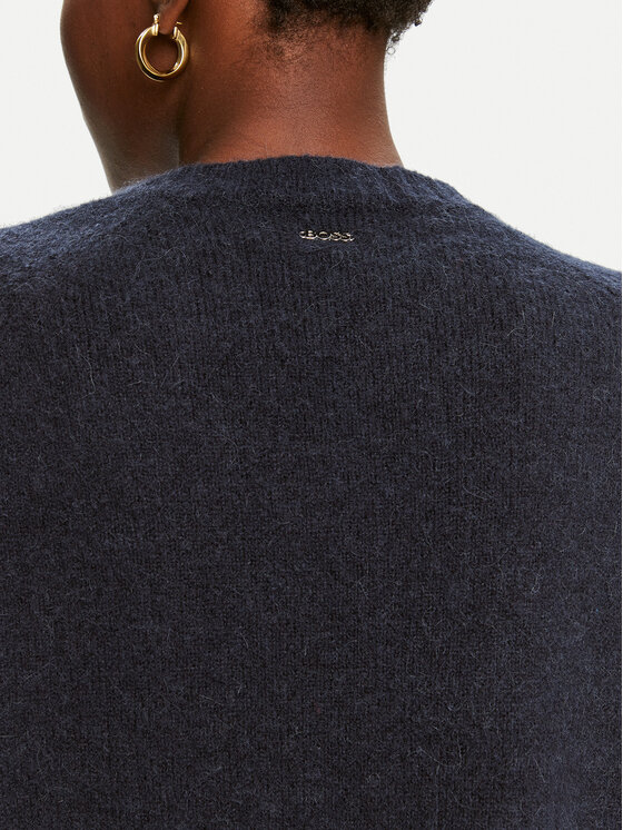 BOSS Boss Sweater Febisan 50478315 Sötétkék Regular Fit