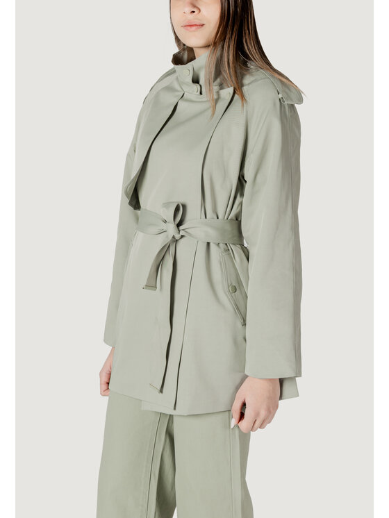 Morgan De Toi Morgan De Toi Parka 251-GLINE Zielony Egg Fit