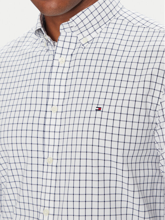 Tommy Hilfiger Tommy Hilfiger Πουκάμισο Performance MW0MW39680 Λευκό Regular Fit