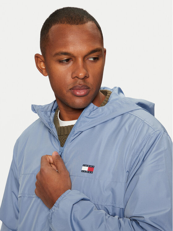 Tommy Jeans Tommy Jeans Neperpučiama striukė Chicago DM0DM21130 Mėlyna Regular Fit