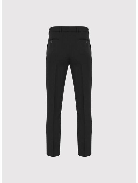 Pako Lorente Pako Lorente Spodnie garniturowe P25SF-6G-012 Czarny Slim Fit