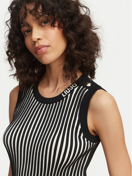 Liu Jo Sport Liu Jo Sport Пуловер TA6064 MS55N Черен Regular Fit