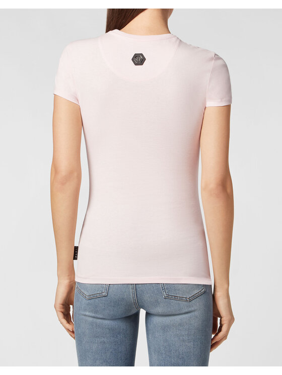 PHILIPP PLEIN PHILIPP PLEIN T-Shirt 1315 Różowy Regular Fit