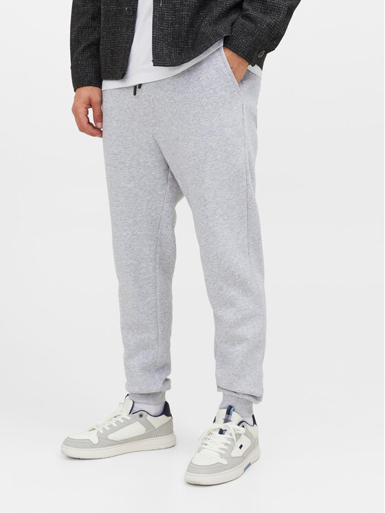 Jack&Jones Teplákové nohavice Gordon 12249274 Sivá Regular Fit
