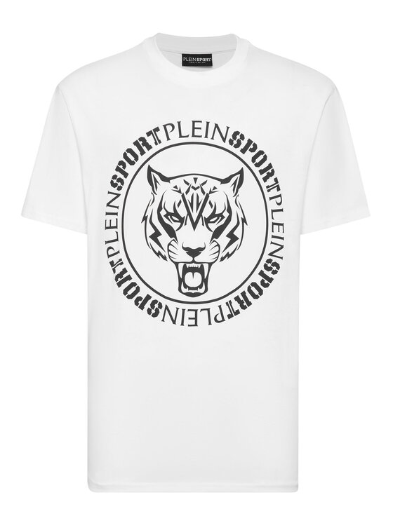 Plein Sport Plein Sport T-Shirt 7845 Biały Regular Fit