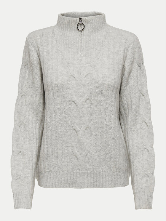 JDY JDY Džemper Andrea 15242811 Siva Regular Fit