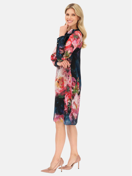 Potis & Verso Potis & Verso Sukienka elegancka Scarlett Granatowy Regular Fit
