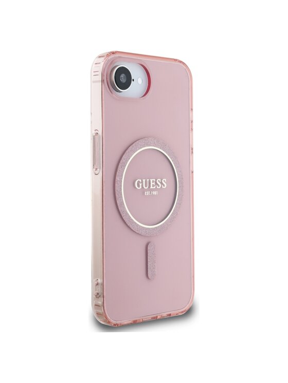 Guess Guess Etui na telefon Apple iPhone 16e Różowy