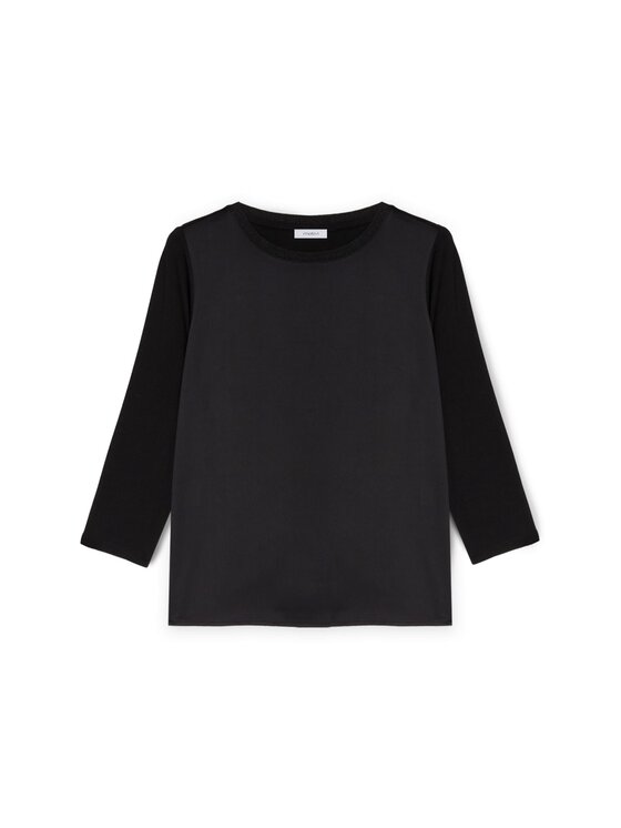 Motivi Motivi T-shirt G064W103082N033 Nero Regular Fit