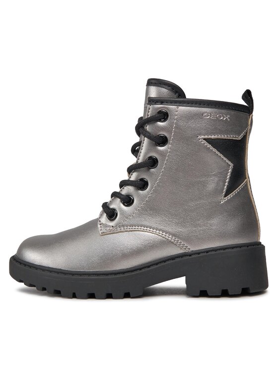 Geox Geox Scarponcini Jr Casey J9420G 000NF C1363 S Argento