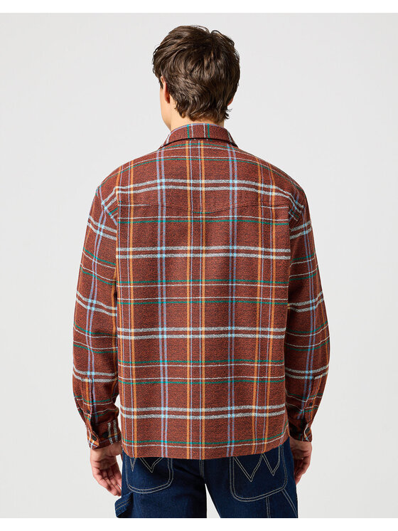 Lee Lee Koszula NON FRAYED PLAID SHIRT Kolorowy Regular Fit