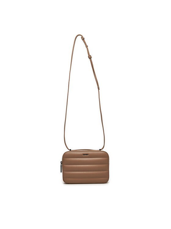 Calvin Klein Calvin Klein Ročna torba Line Quilt Camera Bag K60K612114 Rjava