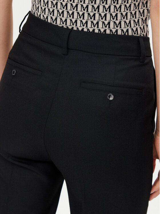 Morgan Morgan Παντελόνι υφασμάτινο 251-PITT.F Μαύρο Wide Leg