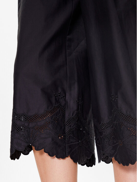 TWINSET TWINSET Παντελόνα 231TT2305 Μαύρο Relaxed Fit