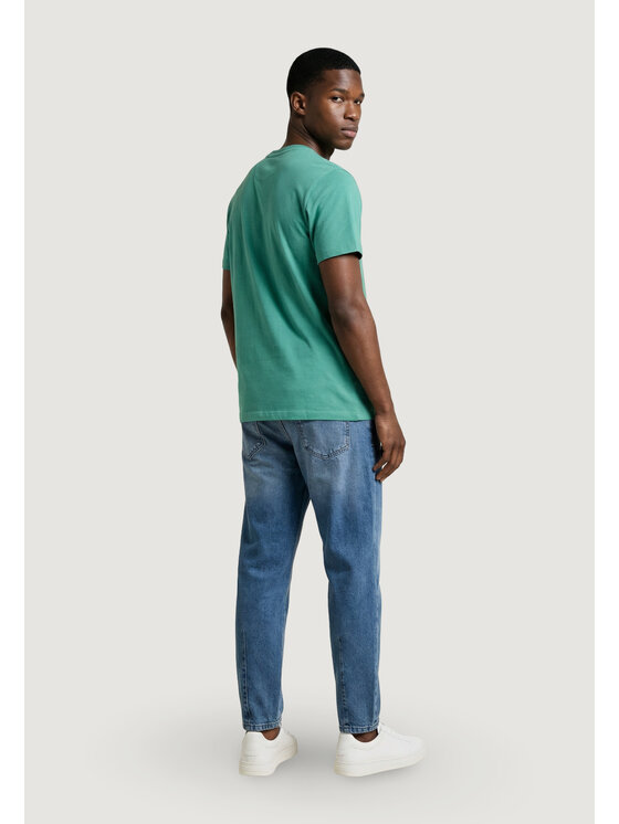 Tommy Jeans Tommy Jeans T-shirt TJM SLIM LINEAR CHES Verde Slim Fit