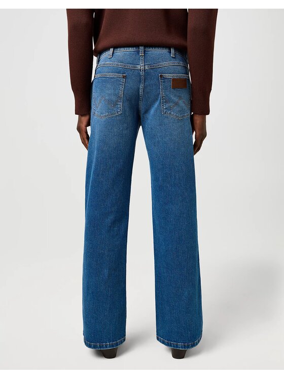 Wrangler Wrangler Jeansy Loose Boot Niebieski Loose Fit