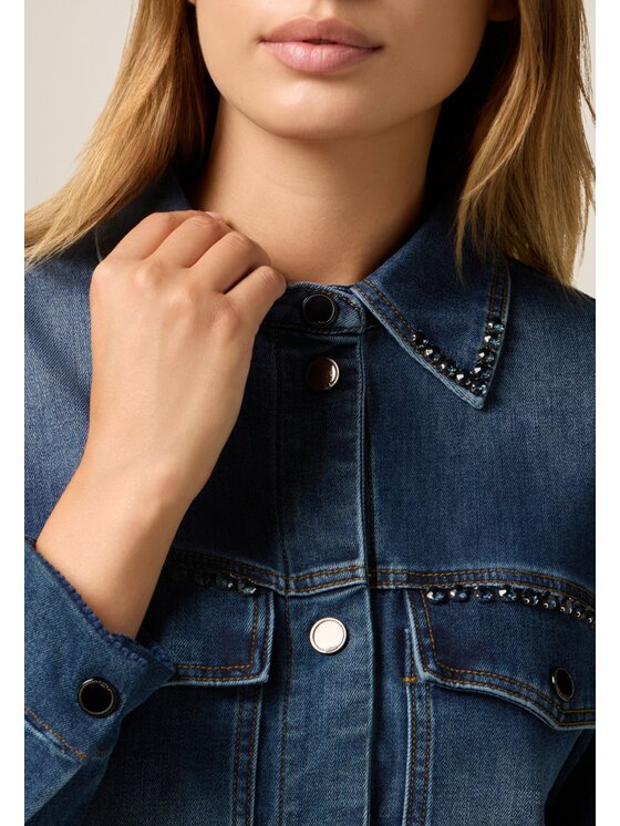 Oltre Oltre Camicia 5413J000797N024 Blu Baggy Fit