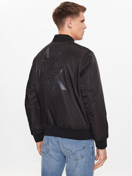 Armani Exchange Armani Exchange Bundy bomber 6RZB05 ZNUEZ 1200 Čierna Regular Fit